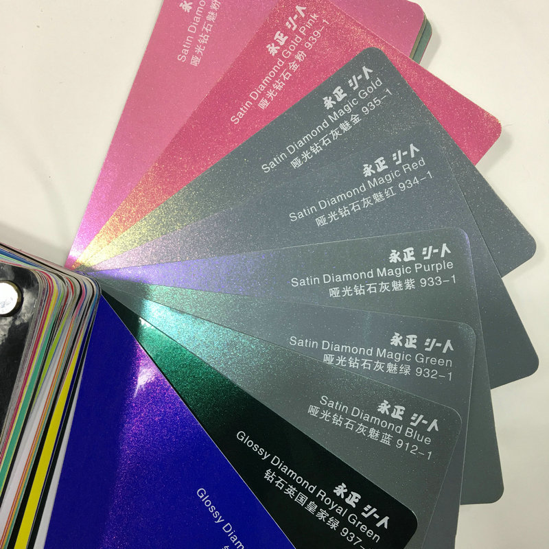 汽车美容革新里程碑，最早改色膜色卡诞生记