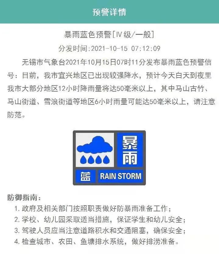 无锡市暴雨预警系统，守护城市安宁与秩序的首道防线