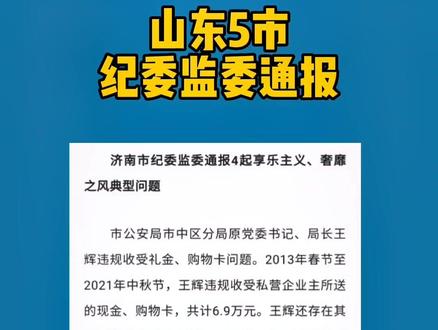 山东违法违纪通报，透明监督与法治进步的里程碑